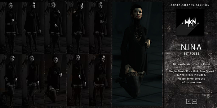 . MKN . Nina Set Poses (Add/Touch)