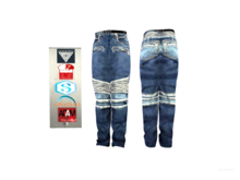 Home Store Faded/worn Jeans (Light Blue)