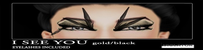 I See You - Make Up Set - GoldBlack / VIOLATOR