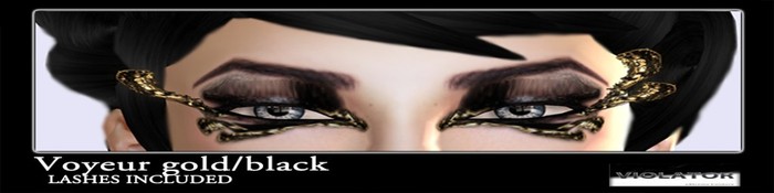 Voyeur - Make Up Set - GoldBlack / VIOLATOR