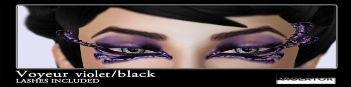 Voyeur - Make Up Set - VioletBlack / VIOLATOR