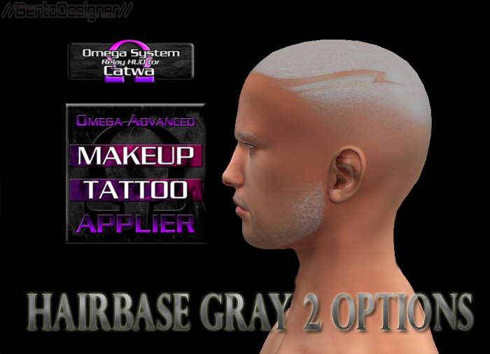 //BentoDesigner// HAIRBASE Gray color - CATWA
