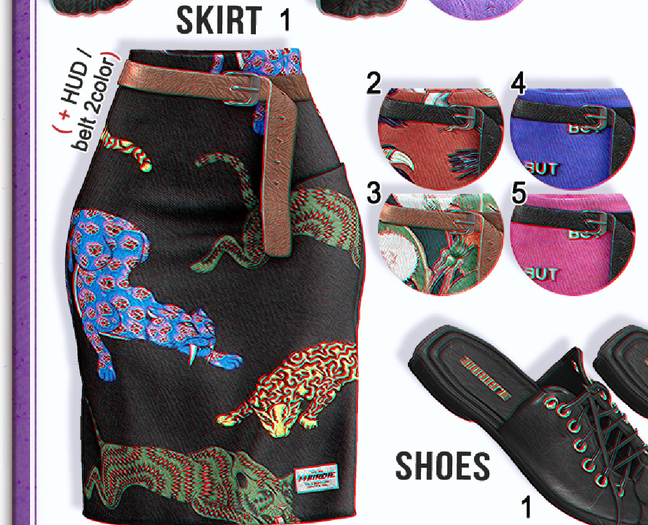 `M.BIRDIE / Rinda look.Skirt4 Maitreya