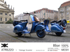 Cartel vintage scooter 001 blue