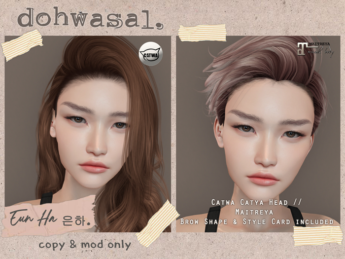 Second Life Marketplace dohwasal. [Eun Ha Shape] for Catwa Catya