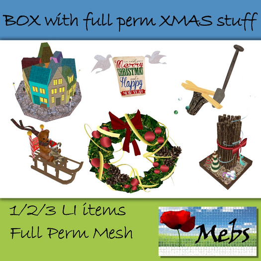 christmass things box 1 FULL PERM