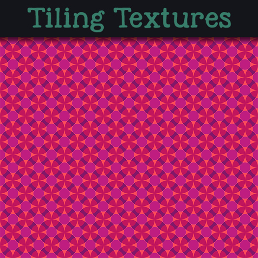 Abstract purple circles - seamless texture