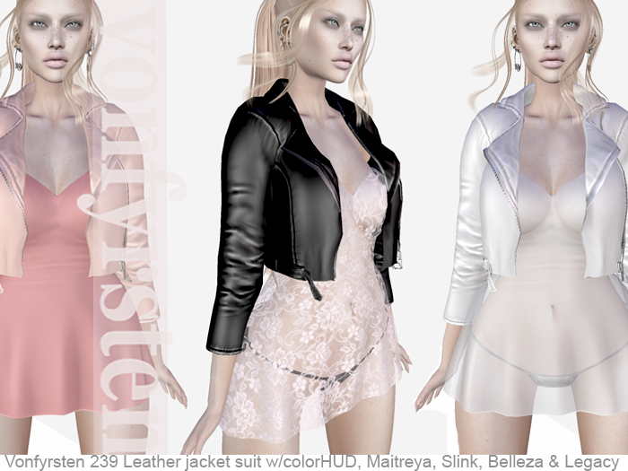 Vonfyrsten 239 Leather jacket suit