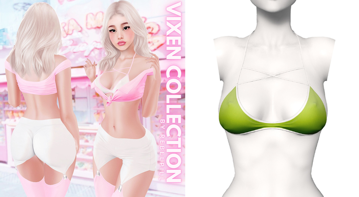 Rebelpill - Vixen Collection Bra Lime