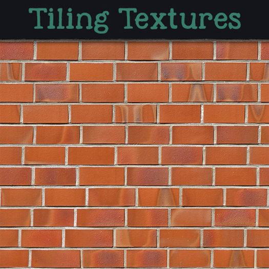Decorative orange brick wall - tiled texture