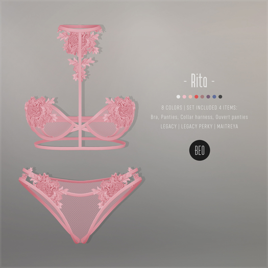 BEO - Rita Lingerie Set_PINK