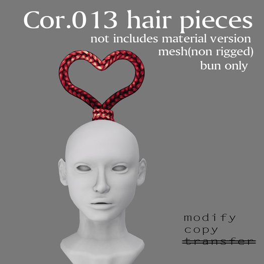 *booN Cor.013 hair pieces blonde pack