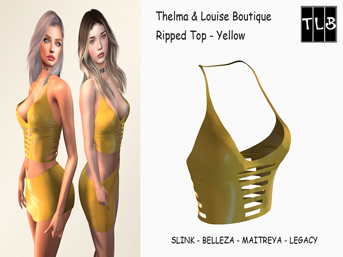 TLB - Ripped Top - Yellow