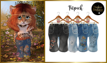 *DB* DINKIES SUMMER FLARED JEANS* Fatpack