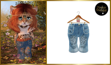*DB* DINKIES SUMMER FLARED JEANS* Happy Hippie Doodles