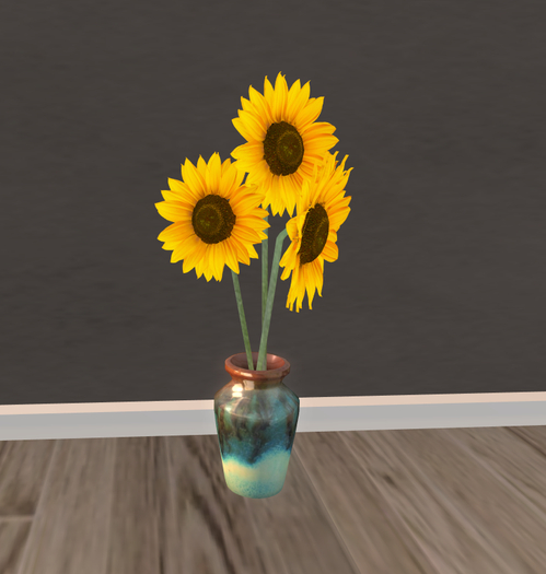 ~FT~ sunflowers in a vase (wear me)