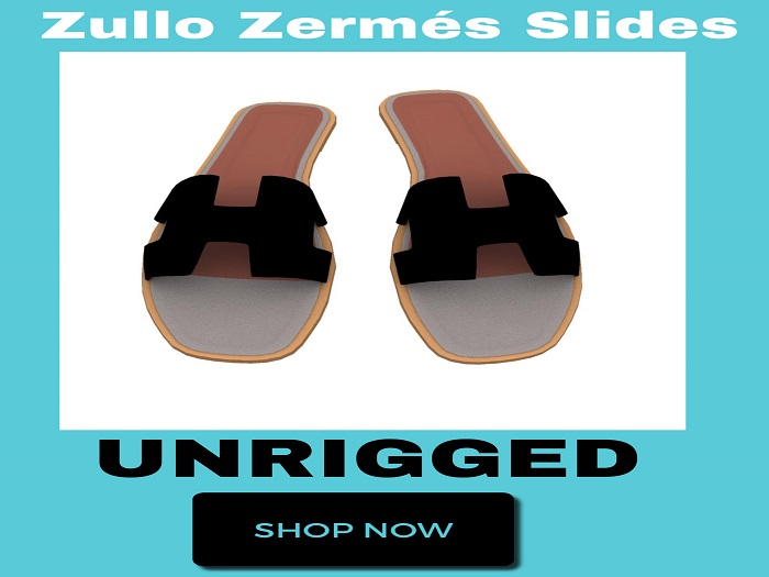 Zullo// Black Zermes Slides