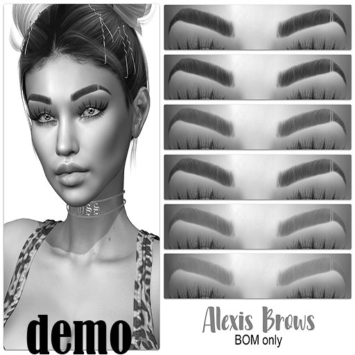 .:the HAUS:. - Alexis BOM Eyebrows (Catwa) DEMO