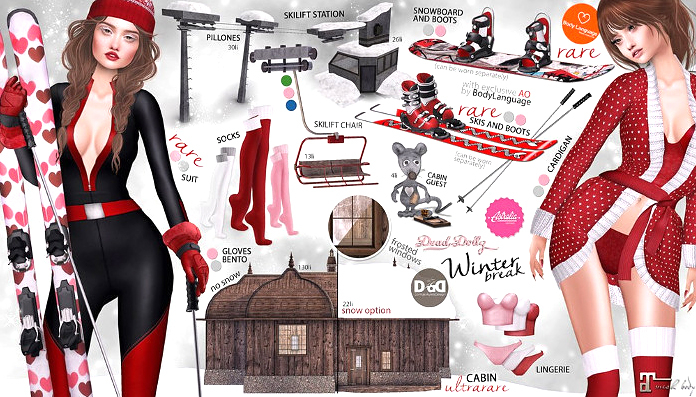 Winter Break . Lingerie Pink