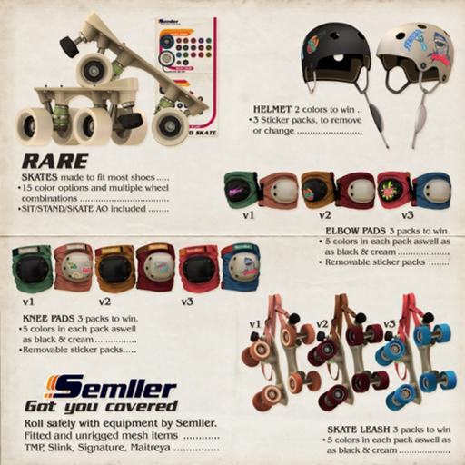 Second Life Marketplace - SKATE LEASH V2 [SEMLLER GOT YOU COVERED]