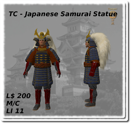 Japanese Samurai Statue