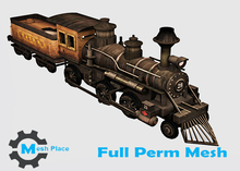 Mesh Place - Old Steam Locomotive (add to unpack)