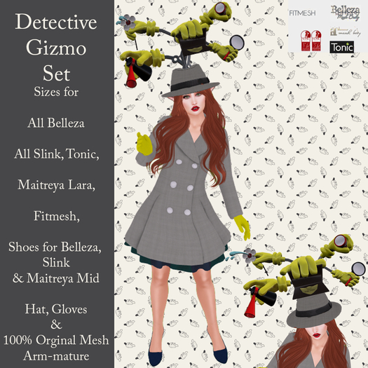 L&P Detective Gizmo Female~Rez Me Please