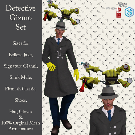 L&P Detective Gizmo Male~Rez Me Please