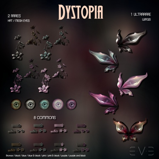 E.V.E Dystopia Necklace Purple