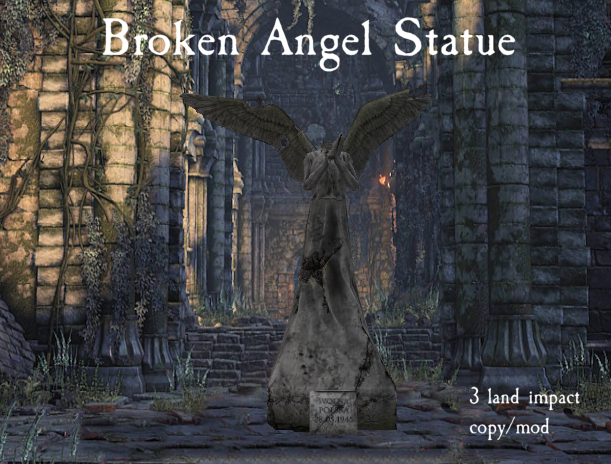 I: Broken Angel Statue
