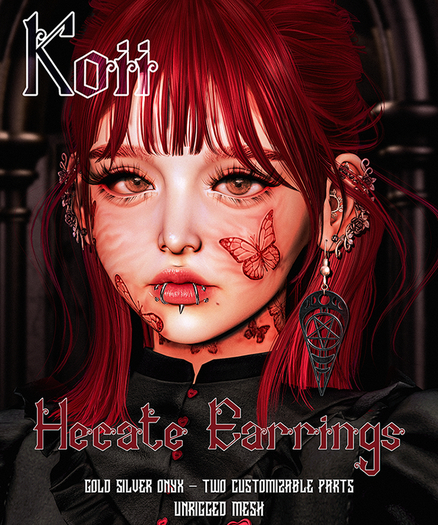 +koii+ hecate earrings / fatpack (wear)