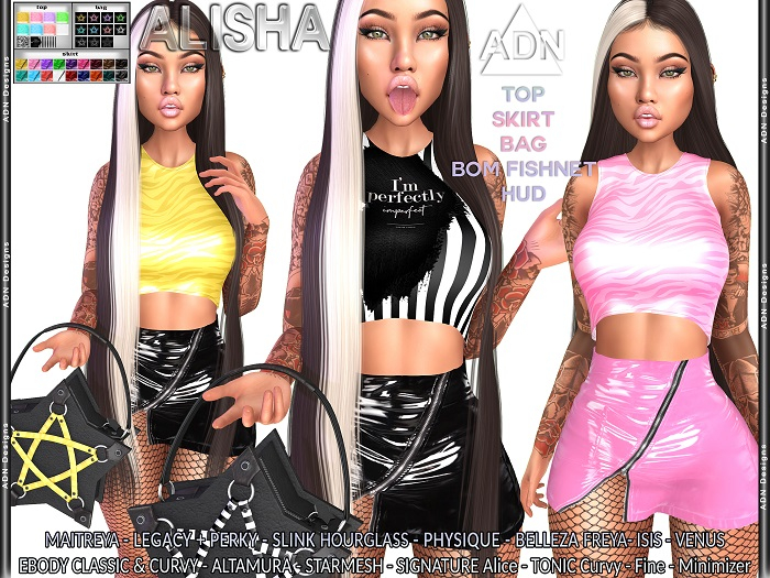 ADN DEMO Alisha MAITREYA  LEGACY + PERKY SLINK HOURGLASS PHYSIQUE BELLEZA FREYA ISIS VENUS EBODY CLASSIC CURVY ALTAMURA 