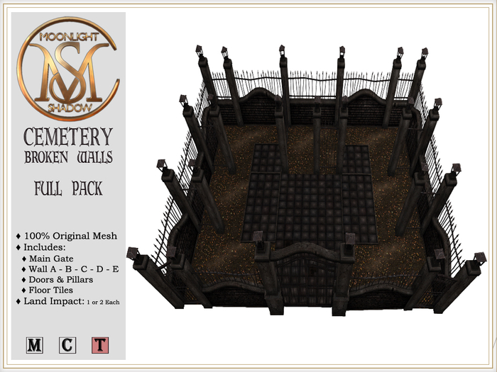 [MoonSha] Cemetery Broken Walls - FULL PACK (Boxed)