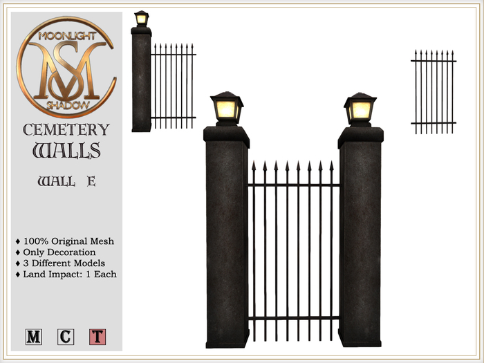 [MoonSha] Cemetery Walls - Wall E (Boxed)