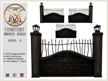 [MoonSha] Cemetery Broken Walls - Wall A (Boxed)