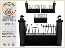 [MoonSha] Cemetery Broken Walls - Wall B (Boxed)