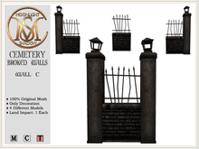 [MoonSha] Cemetery Broken Walls - Wall C (Boxed)