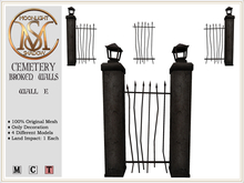 [MoonSha] Cemetery Broken Walls - Wall E (Boxed)