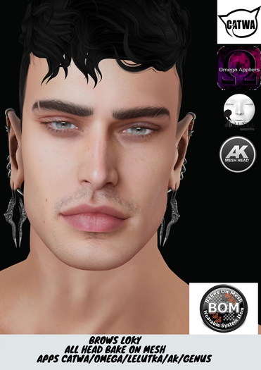 !O.S! brows Loky BOM/Catwa/Omega/Lel/AK/Genus