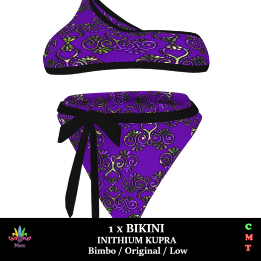 M - Bikini - Purple - Chel  - Inithium Kupra