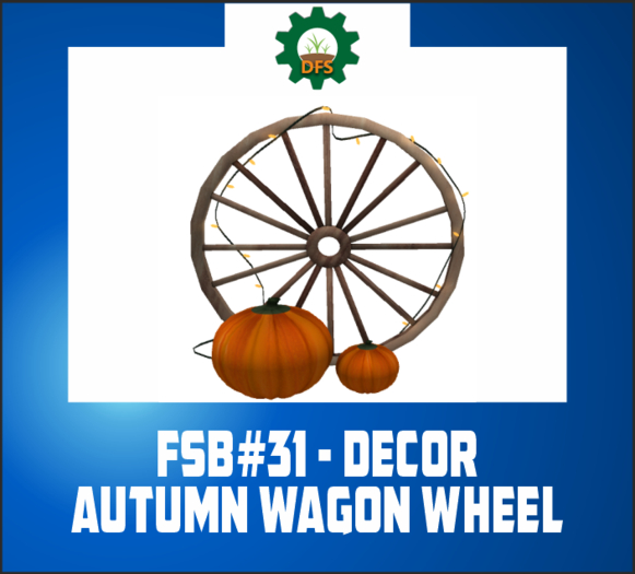 FSB#31 DFS AUTUMN WAGON WHEEL (decor) (texture)