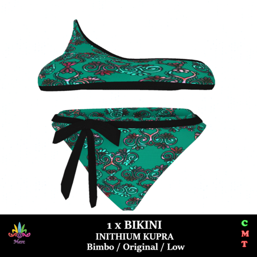M - Bikini - Green Chel  - Inithium Kupra