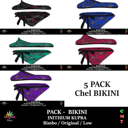M - Bikini - 5 PACK - Chel  - Inithium Kupra