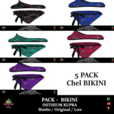 M - Bikini - 5 PACK - Chel - Inithium Kupra