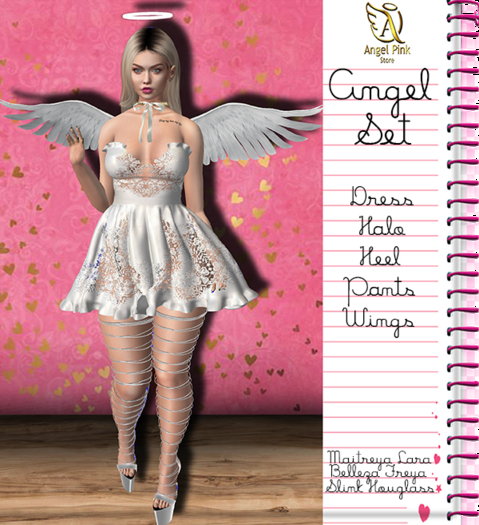 {AP}Angel Set Lara,Freya,Houglass