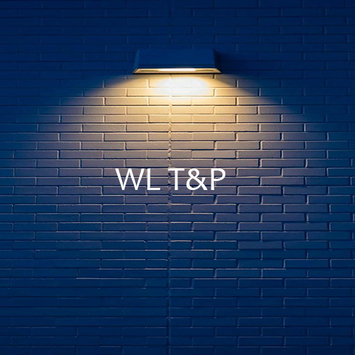 Blue brick wall light Texture