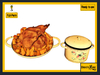 Second Life Marketplace - ::DisturbeD:: Roasted Turkey, Retro Plate ...
