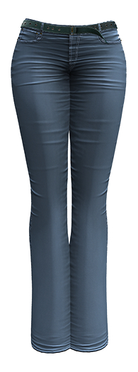 GGVG FLARE PANT WITH BELT 3