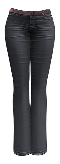 GGVG FLARE PANT WITH BELT 7