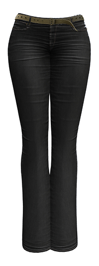 GGVG FLARE PANT WITH BELT 8